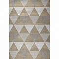 Kusový koberec Flat 21132-ivory/silver/gold