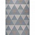 Kusový koberec Flat 21132-ivory/silver/light blue - 80 x 150  cm