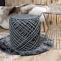 Pletený puf Pouf Royal 888 petrol