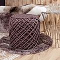 Pletený puf Pouf Royal 888 purple