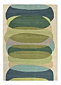 Vlněný kusový koberec Harlequin Elliptic Emerald 140307 Brink & Campman - 140 x 200