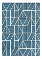 Vlněný kusový koberec Scion Viso Denim 24008 Brink & Campman - 120 x 180