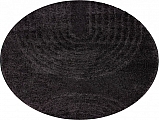 Kusový koberec Rangpur KR 65242 999 černý - Kruh průměr 160 cm