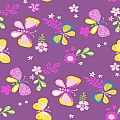 Metrážový dětský koberec Motýlek 5291 fialový
