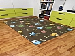 Dětský koberec Sovička SILK 5258 hnědá