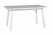OSTENA 5 (OSLO 5) jídelní stůl rozkládací -lamino Bílá (bílá borovice andersen)- kolekce 