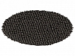 Předložka do koupelny Fluffy 700 graphite kruh
