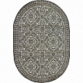 Kusový koberec Flat 21193 ivory/silver/grey - Ovál 160 x 220 cm