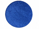 Kusový koberec Eton modrý kruh - Kulatý 160 cm průměr