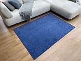 Kusový koberec Eton obdélníkový modrý - Eton kytka 120 cm průměr