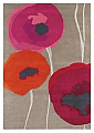 Vlněný kusový koberec Sanderson Poppies red/orange 45700 Brink & Campman - 170 x 240