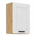 Horní skříňka, bílá/dub artisan, LULA 50 G-72 1F