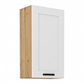 Horní skříňka, bílá/dub artisan, LULA 50 G-90 1F