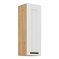 Horní skříňka, bílá/dub artisan, LULA 30 G-90 1F