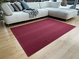 Kusový koberec Astra červená - 1m 2 bez obšití