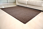 Kusový koberec Udinese hnědý - 1 m2 bez obšití