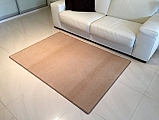 Kusový béžový koberec Eton - 60 x 60 cm