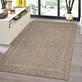 Kusový venkovní koberec Relax 4311 brown - Kruh 120 cm průměr