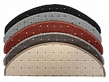 Nášlapy na schody Udinese (půlkruh-obdélník) - Udinese šedý 24 x 65 cm obdélník