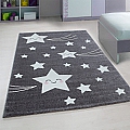 Dětský koberec Kids 610 grey - 140 x 200 cm
