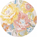 Moderní květinový kruhový koberec Osta Bloom 466118/AK990 - kruh 200 - Osta - 