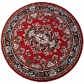 Kusový koberec Escape kruh 510480 červená - Kruh 120 cm průměr