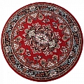 Kusový koberec Escape kruh 510480 červená - Kruh 160 cm průměr