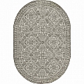 Kusový koberec OVÁL Flat 21193 ivory/silver/grey