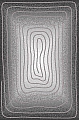 Moderní kusový koberec předložka Luna 2759/black, černý 80 x 150 - Habitat - 80 x 150