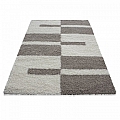 Kusový koberec Gala shaggy 2505 beige - Kruh 120 cm průměr