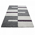 Kusový koberec Gala shaggy 2505 lila - Kruh 120 cm průměr