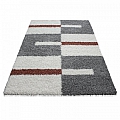 Kusový koberec Gala shaggy 2505 terra - Kruh 160 cm průměr