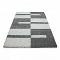 Kusový koberec Gala shaggy 2505 turkis - Kruh 120 cm průměr