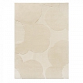 Designový vlněný koberec ISO Marimekko Unikko přírodní bílá  Brink & Campman