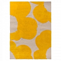 Designový vlněný koberec ISO Marimekko Unikko žlutý Brink & Campman