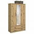 Skříň se zrcadlem 3D4S, dub artisan, AIRON