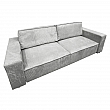 Rozkládací pohovka, světle šedá, HARPERA BIG SOFA