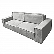 Rozkládací pohovka, světle šedá, HARPERA BIG SOFA