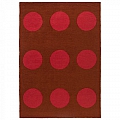 Ooutdoorový koberec B&C Habitat festival dots red 495800 Brink & Campman