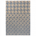 Outdoorový koberec Ted Baker Houndstooth washed blue 455708 Brink & Campman