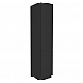 Vysoká skříňka, černá, SIBER 40 DK-210 2F