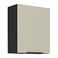 Horní skříňka, cashmere/černá, ARAKA 60 G-72 1F
