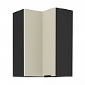 Horní rohová skříňka, cashmere/černá, ARAKA 60x60 GN-90 2F