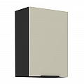 Horní skříňka, cashmere/černá, ARAKA 50 G-72 1F