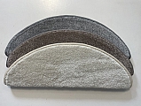 Nášlapy na schody Lounge - 28 x 65 cm půlkruh béžový