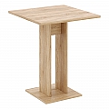 Jídelní stůl, dub sonoma, 67,5x67,5 cm, EVERET