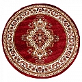 Kusový koberec Medailon kruh 6985A červeno-krémový - Kruh 190 cm