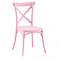 Stohovatelná židle, růžová, SAVITA