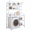 Regál nad pračku, bílá, JABIR