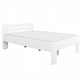 Postel, 140x200, bílá, BASIS